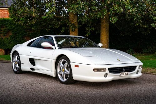 A White Six-Speed F355 With 34,943 Miles Is at £138,000 With a Day to Go. The Paperwork Will Set the Final Price
