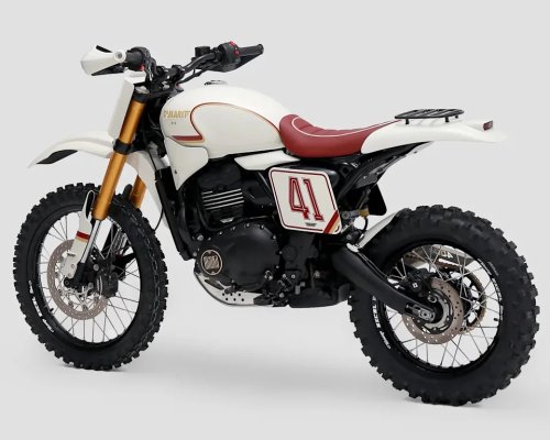 This Unique Retro-Styled Triumph Scrambler Rises Above the Pack
