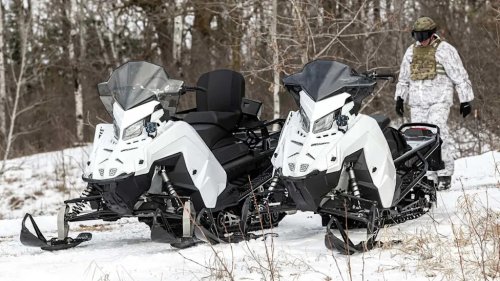 Polaris Made A Stealth Snowmobile Because Apparently That’s A Thing Now