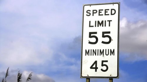 If You See A Minimum Speed Limit Sign, There's A Good Reason Why