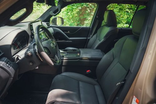 View Interior Photos of the 2026 Lexus LX700h Overtrail
