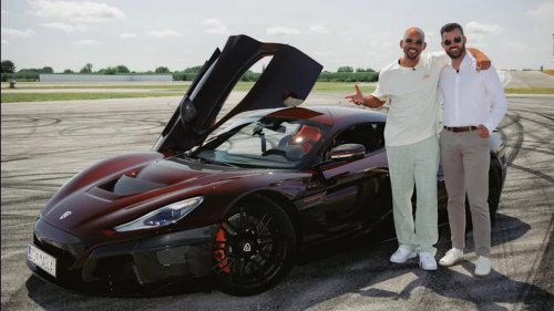 Will Smith Got A Ride In A Nevera With The Rimac Founder Behind The Wheel