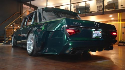 Mercedes, Somebody Grafted A Classic Mercedes 600 Body Onto A Modern AMG S 63 Hybrid