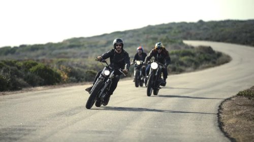 What It Means When You See A Biker Point To Their Fuel Tank