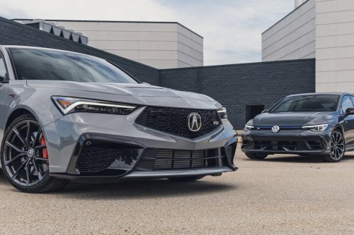 We Pit the Acura Integra Type S Against the VW Golf R to See Just How Much Difference a Manual Makes