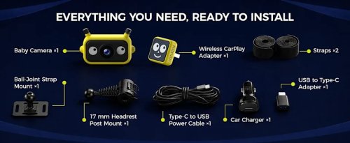 How To Keep Tabs On Your Baby While You Drive With The LAMTTO RC38