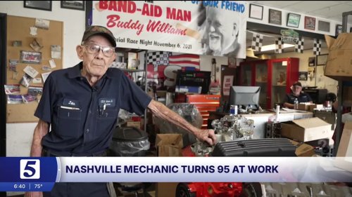 95-Year-Old Nashville Mechanic Still Builds High-Performance Engines Every Day