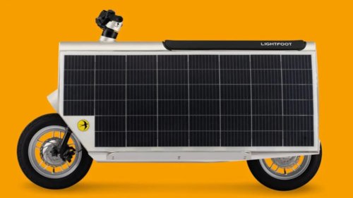 Would you be happy riding an eco scooter that looks like this?