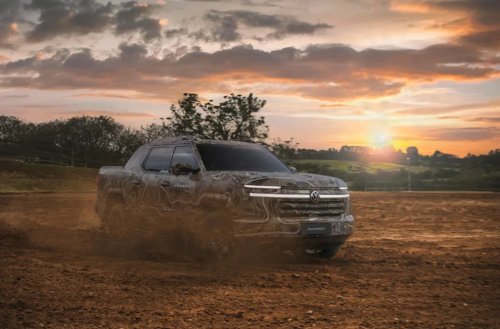 Volkswagen Teases Hybrid Version of Its Next-Gen Amarok Pickup Truck. Will It Come to America?