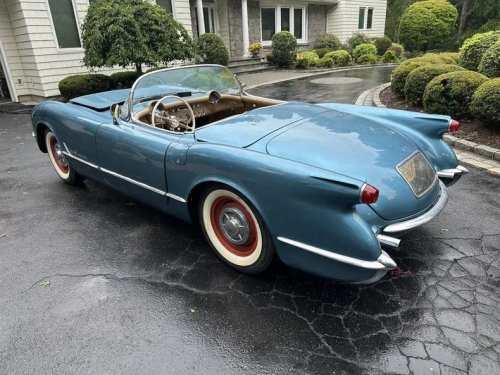 Chevrolet, Chevrolet Corvette, Rare Pennant Blue 1955 Chevrolet Corvette For Sale at Carlisle Auctions