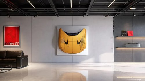 Ferrari, You Can Buy Sketched-on Body Panels from Your Favorite Ferrari Road Car as Artwork