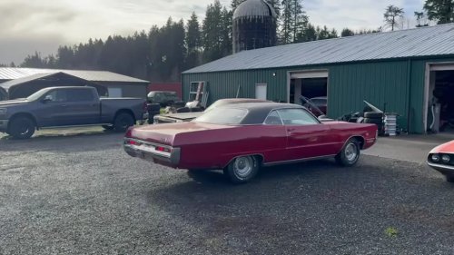 Plymouth, Rare 1970 Plymouth Sport Fury GT 440-6 Gets Driven For The First Time In 45 Years