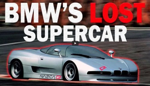 BMW Nazca: The V12-Powered Carbon Fiber Supercar BMW Almost Built
