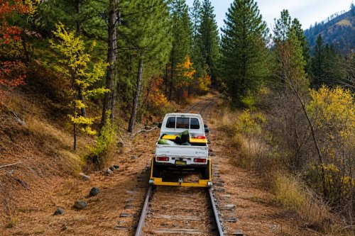 A YouTuber Built a JDM Kei Truck to Drive on Abandoned Railroads—And the Journey Will Break Your Heart