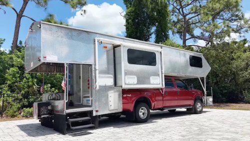 Ford, This Ford Super Duty Mega Camper Is One of the Most Extreme RVs Ever