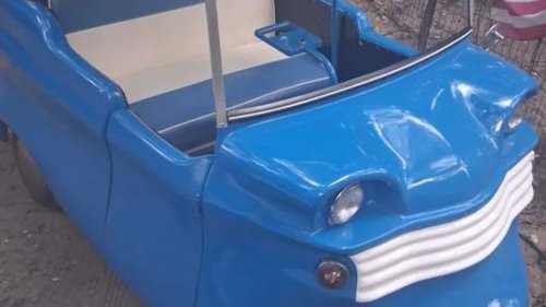 This Hilarious 1961 Electric Shopper Can Get You To The Grocery Store And Back. But That's About It