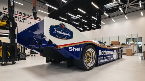 Porsche, A Factory Rothmans Porsche 962 Is Running Again, and the Rarest Part Wasn't a Part