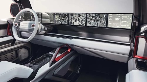 GMC’s New Hummer X Mid-Size EV Truck Concept Has Stackable Screens