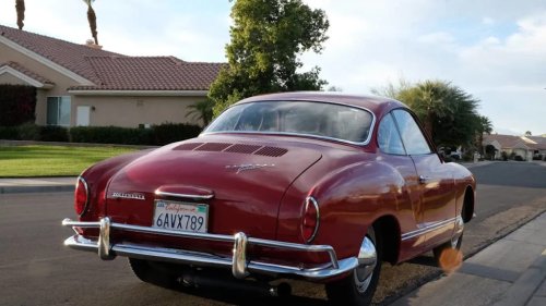 Volkswagen, 1964 Volkswagen Karmann Ghia For Sale With 1.2 Liter Air-Cooled Flat Four
