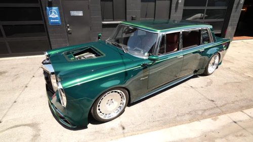 Mercedes, Somebody Grafted A Classic Mercedes 600 Body Onto A Modern AMG S 63 Hybrid