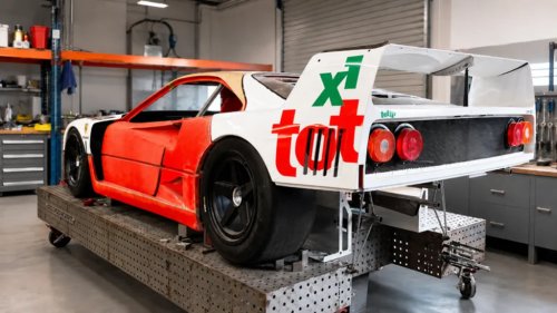 Ferrari F40 Builder 3D Prints Full-Size V12 Engine to Solve Packaging Nightmare