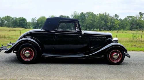 Ford, 1934 Ford Cabriolet Street Rod Heads to the Block at Swafford Auction Group