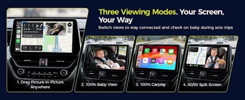 How To Keep Tabs On Your Baby While You Drive With The LAMTTO RC38