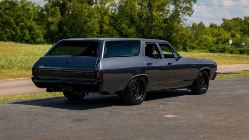 This Sinister-Looking 1972 Chevrolet Chevelle Wagon Restomod Is Looking For A New Home