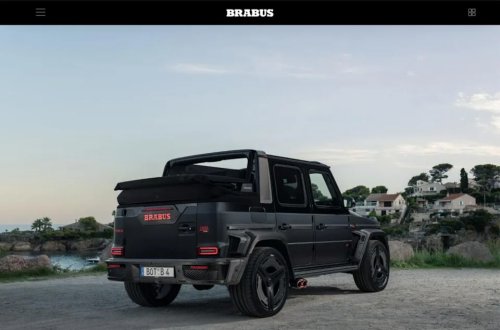 BRABUS Cuts the Roof Off the G 63 and Gives It 900 HP