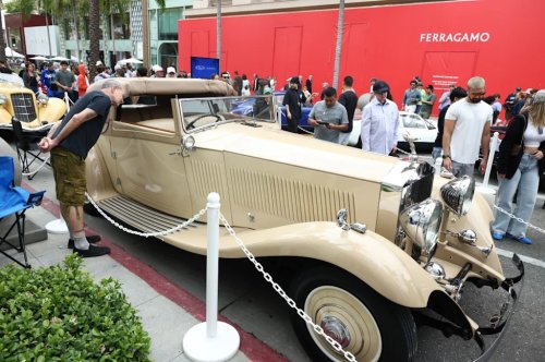 SuperCar, Supercar showdown on Rodeo Drive as the Batmobile lines up with world’s rarest (and most expensive) racers