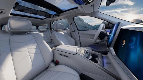 China's BMW iX5 Has More Of Everything, Including A Huge TV In The Back