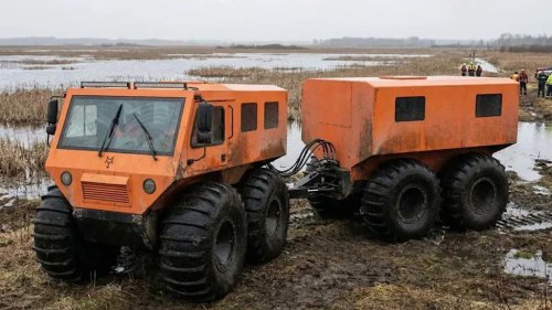 China Looked At A Sherp And Said, “What If We Added Six More Wheels?”