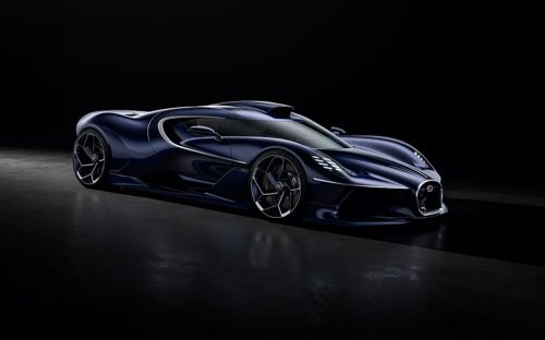 Bugatti's New One-Off Destrier Strips a Bolide of Every Wing and Vent That Made It Fast