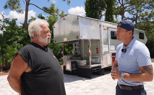 He Spent 6 Years Turning a Ford Truck Into a 30-Foot Diamond-Plated RV—and Now You Can Buy It
