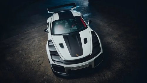 Porsche, Porsche 911, Moby Dick Returns! Porsche 911 GT2 Flachbau RS Echoes the Legendary 935 Look
