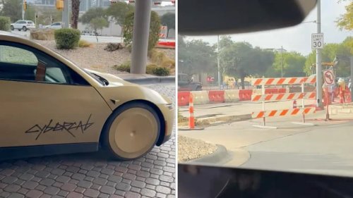 Tesla Cybercab Gets Trapped in Hotel Parking Lot, Tells Passenger He’s Arrived at His Destination