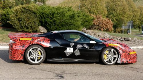 Hybrid-Free Ferrari 296 Challenge Stradale Spied Wearing Funny-Looking Camouflage