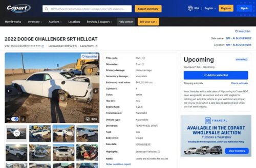 10 Wrecked Dodge Hellcats Are Sitting on Copart Right Now, Just Waiting for Someone Brave Enough to Rebuild Them