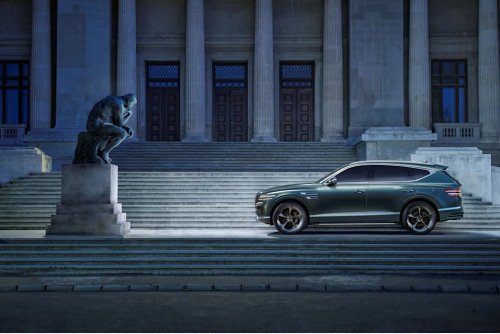 Genesis' First-Ever Hybrid Is a 347-HP GV80 That Claims 28 MPG