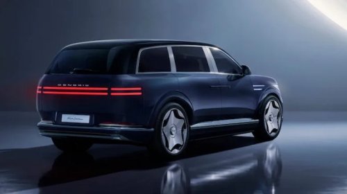 Genesis GV90 Puts Coach Doors, Heated Floor And A Huge Pop-Up TV Into Flagship EV SUV