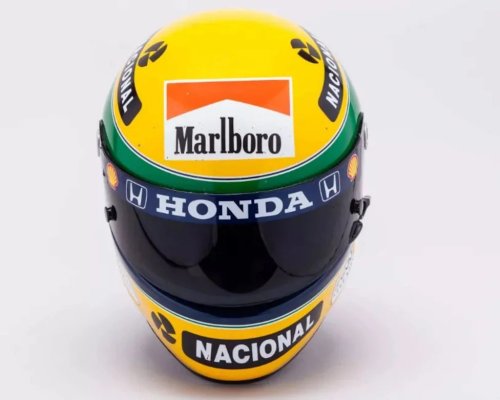 Ayrton Senna’s Race-Winning F1 Helmet Just Sold For $670,000
