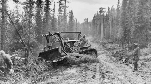 The Alaska Highway Was Built Across 1,500 Miles Of Wilderness In 8 Months In 1942