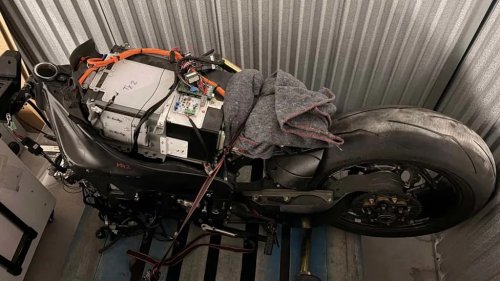Someone Just Bought Damon Motors' Prototype EV Superbike In a Storage Locker Auction