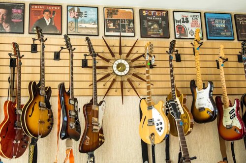 Why classic cars and classic guitars are a match made in heaven