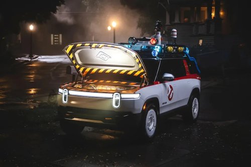 Rivian’s Rad Reinterpretation of an Iconic Movie Car Just Put Tesla on Notice