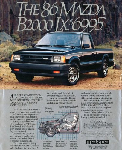 Junkyard Find: 1992 Mazda B2200 SE-5 Cab Plus