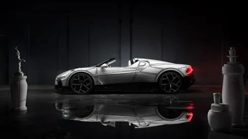 The Bugatti Mistral “Blanc Éternel” Hypercar in Photos
