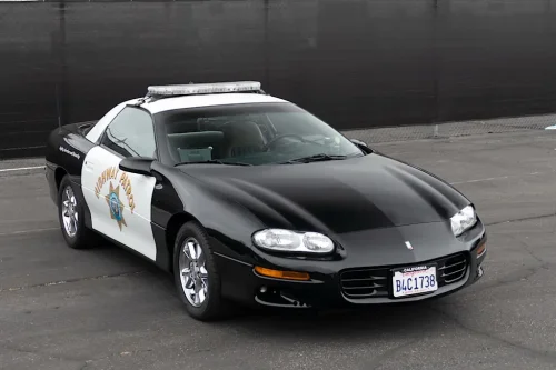 Chevrolet, Chevrolet Camaro, Ex-CHP 2002 Chevrolet Camaro B4C Police Package Hits Hagerty Marketplace, No Reserve