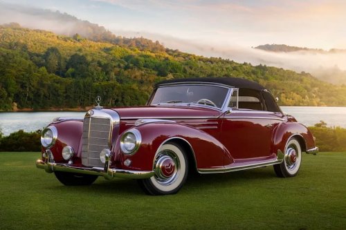 A Mercedes and a Bizzarini Drive into a Concours... Both Win!