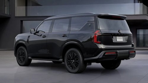 2027 Nissan Armada Forgets What Color Looks Like With Dark Armor Pack